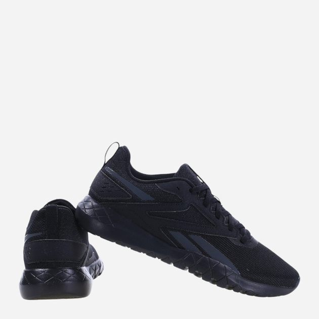 Чоловічі кросівки для залу Reebok Flexagon Energy TR 100033357 46 Чорні з темно-синім (4066756478797) - зображення 3
