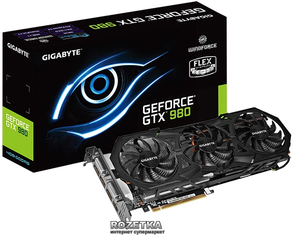 Видеокарта Gigabyte PCI-Ex GeForce GTX 980 Windforce 3X 4096MB
