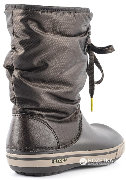 ☆セール中☆BOOTWA Женские резиновые сапоги Crocs Jibbitz Crocband II.5 Lace Boot W