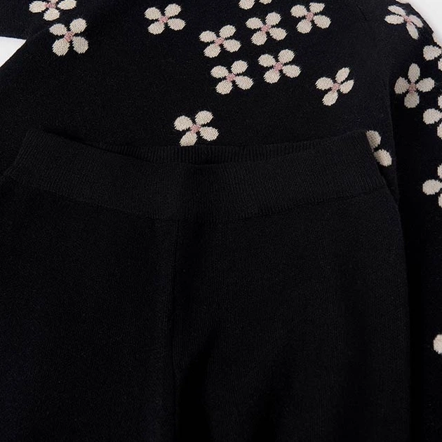 Komplet młodzieżowy dziewczęcy (sweter + spodnie) Mayoral 7.554-96 152 cm Czarny (8445865517911) - obraz 3