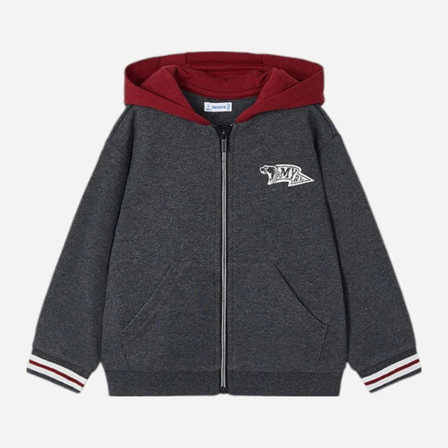 Dres chłopięcy (koszulka z długimi rękawami + bluza z kapturem + spodnie) Mayoral 4.878-69 116 cm Wielokolorowy (8445865482356) - obraz 3