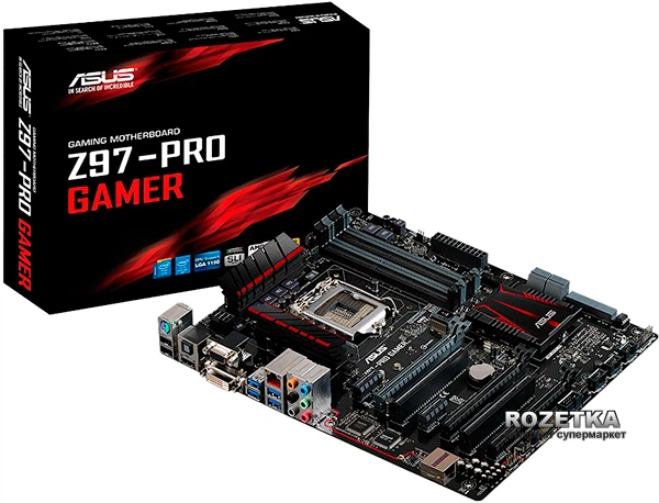 Материнская плата Asus Z97-Pro Gamer (s1150, Intel Z97, PCI-Ex16