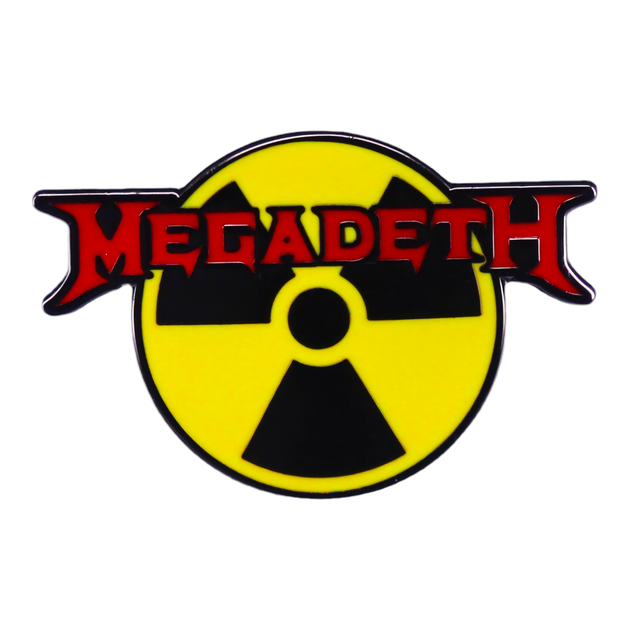Пін Megadeth (radiation) (pncn-010) - Фото 2 Пін Megadeth (radiation) (pncn-010) - изображение 2