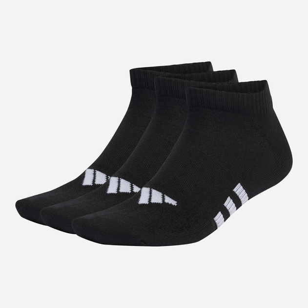 Набір жіночих шкарпеток коротких 3 пари Adidas IC9529 Performance Light Low Socks 3P L Чорні (4066751860429) - зображення 1