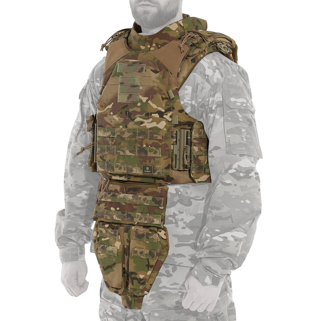 Модульний бронежилет Plastoon XM kit 4, multicam 4/1 клас ДСТУ L - зображення 1