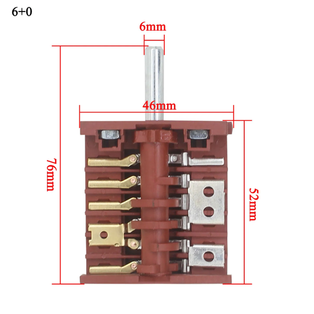 Переключатель режимов для духового шкафа FD103M KAISER (40100001) - изображение 2