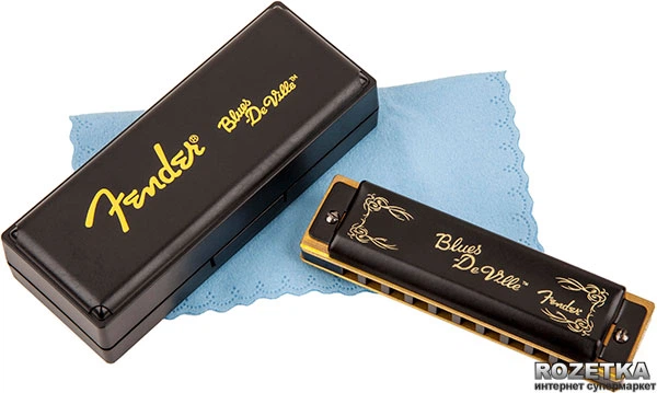 Губная гармошка Fender Blues Deville Harmonica C (220210) - изображение 2