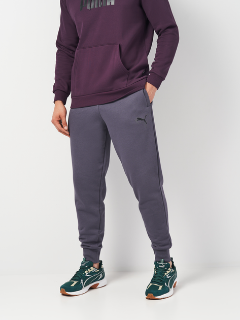 Акція на Спортивні штани утеплені чоловічі Puma Ess+ Logo Lab Cat Sweatpants 68380069 S Сірі від Rozetka