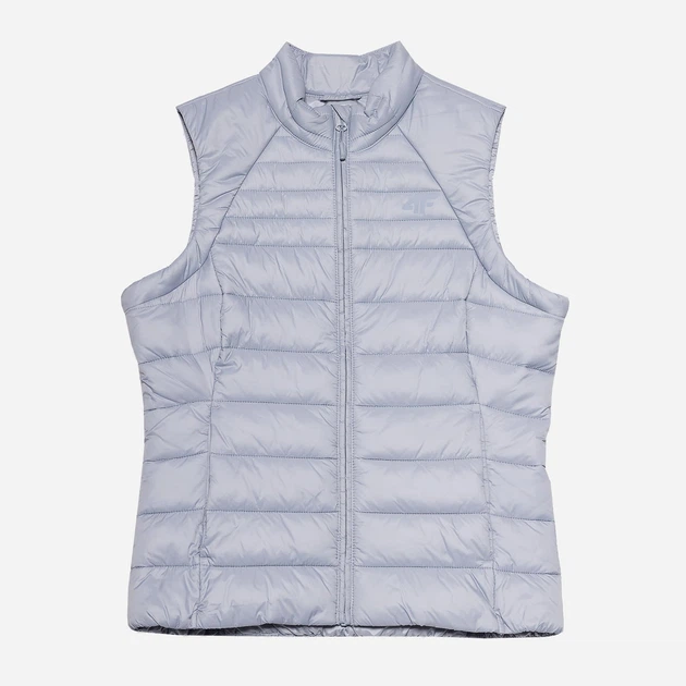 Теплий жилет пуховий жіночий 4F F091 4FSS23TDJAF091 34S XL Синій (5904698154487) - зображення 3