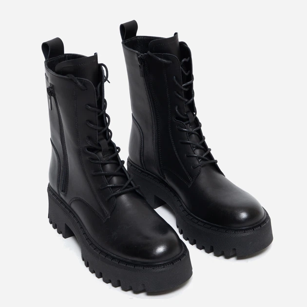 Жіночі берці високі Big Star OO274A387 37 Чорні (5900714812256) - зображення 3