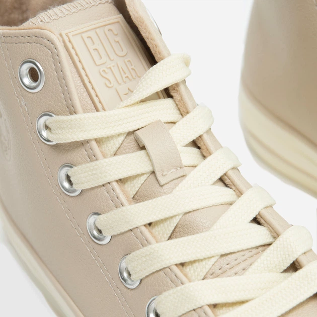 Trampki damskie wysokie Big Star OO274934 41 Beżowe (5900714819606) - obraz 3