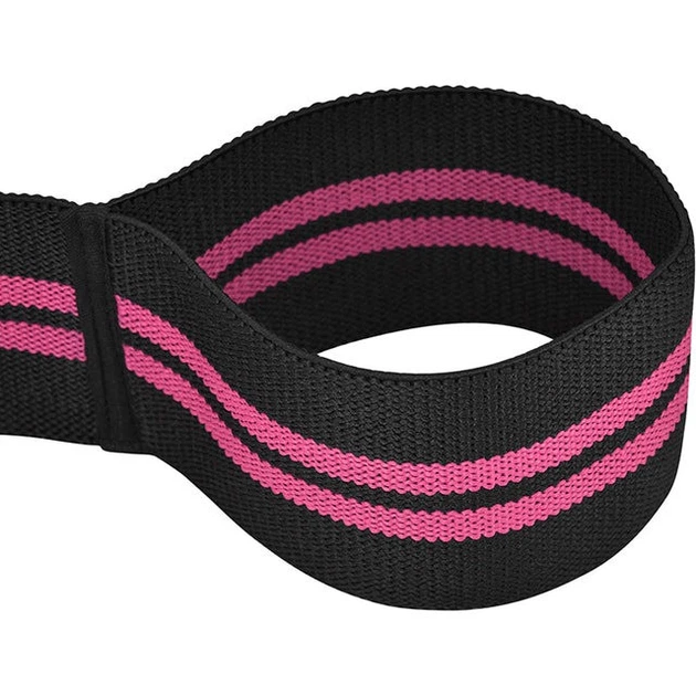 Бинти на коліна RDX GYM KNEE WRAP R11 BLACK/PINK - Фото 2 Бинти на коліна RDX GYM KNEE WRAP R11 BLACK/PINK - изображение 2