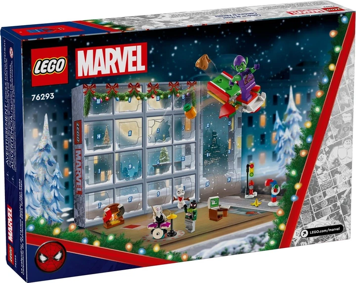 Конструктор Lego Super Heroes Новогодний календарь Человек Паук 2024 года 76293 - изображение 2