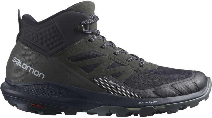 Кросівки Salomon Gore-Tex Outpulse Mid Gtx Black/Olive 415888-32 44.5 - зображення 5