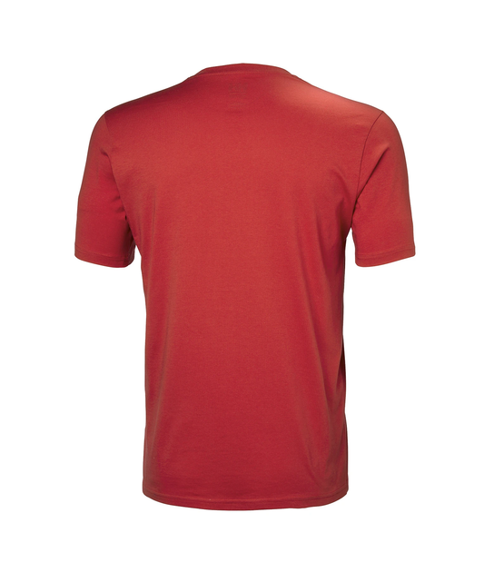 Футболка Helly Hansen Logo T-Shirt Red 33979-163 XL - изображение 2
