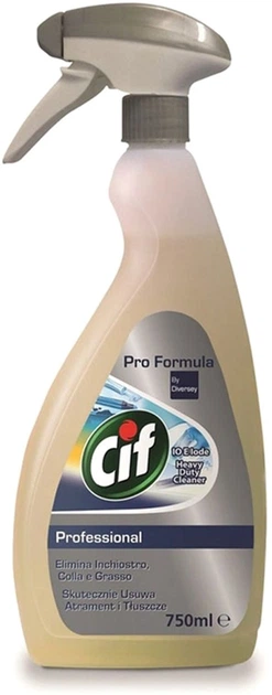 Щелочное средство Cif Professional Heavy Duty Cleaner для удаления загрязнений 750 мл (7615400107070) - Фото 1 Щелочное средство Cif Professional Heavy Duty Cleaner для удаления загрязнений 750 мл (7615400107070) - изображение 1