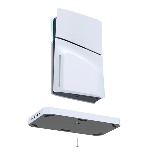 Мультифункциональная док-станция, подставка для Playstation 5 Slim с зарядкой для 2-х геймпадов PS5 Dualsense - Фото 4 Мультифункциональная док-станция, подставка для Playstation 5 Slim с зарядкой для 2-х геймпадов PS5 Dualsense - изображение 4