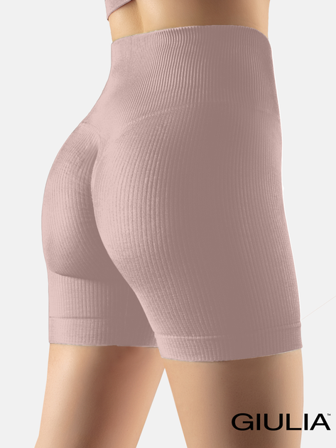 Спортивні шорти жіночі Giulia Shorts Rib Shape S-M Пиловий рожевий (4823116922457) - зображення 5