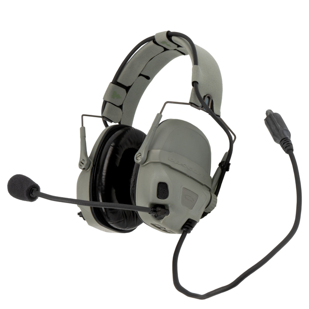 Гарнітура Ops-Core AMP Communication Headset Fixed Downlead Зелений - зображення 1