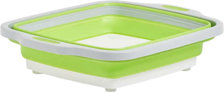 Миска складна Zeller 2 в 1 зелена 40 x 32 x 14 см (4003368266275) - зображення 3