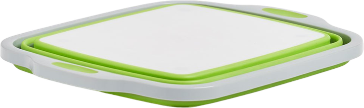 Миска складна Zeller 2 в 1 зелена 40 x 32 x 14 см (4003368266275) - зображення 4