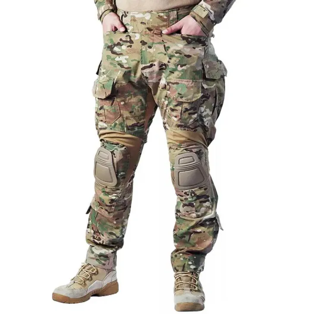 Тактичні чоловічі штани G3 V2 Combat Pants з наколінниками Мультикам XXL 38 (Kali) - зображення 1