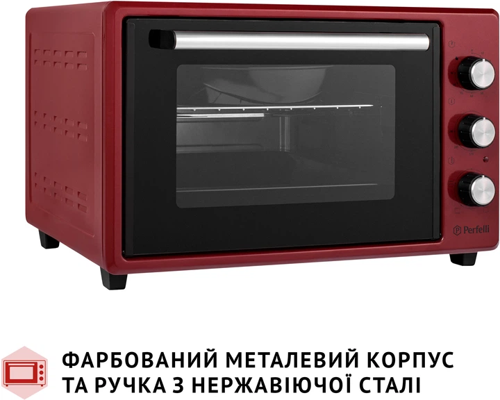 Электрическая печь Perfelli MIRAGE 37 RED - изображение 10