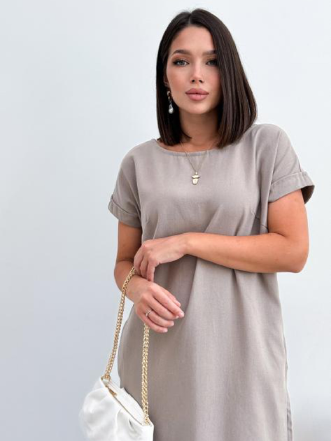 Плаття-футболка міді літнє жіноче ARTKNIT Маргарет L Корда (4823093464186) - зображення 7