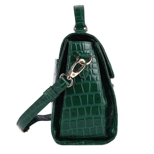 Женская кожаная сумка Ashwood C55 Green (Зеленый) - изображение 3