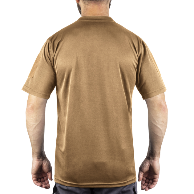 Футболка Sturm Mil-Tec Tactical T-Shirt QuickDry DARK COYOTE 2XL (11081019) - изображение 2