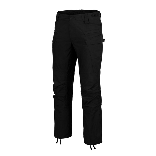 Тактичні штани Helikon-Tex SFU NEXT MK2 POLYCOTTON STRETCH RIPSTOP Black S/regular - изображение 1