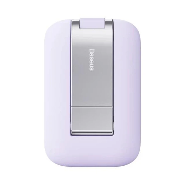 Підставка для телефону з дзеркалом Baseus Seashell Series пурпурний (B10551501511-00) - зображення 3