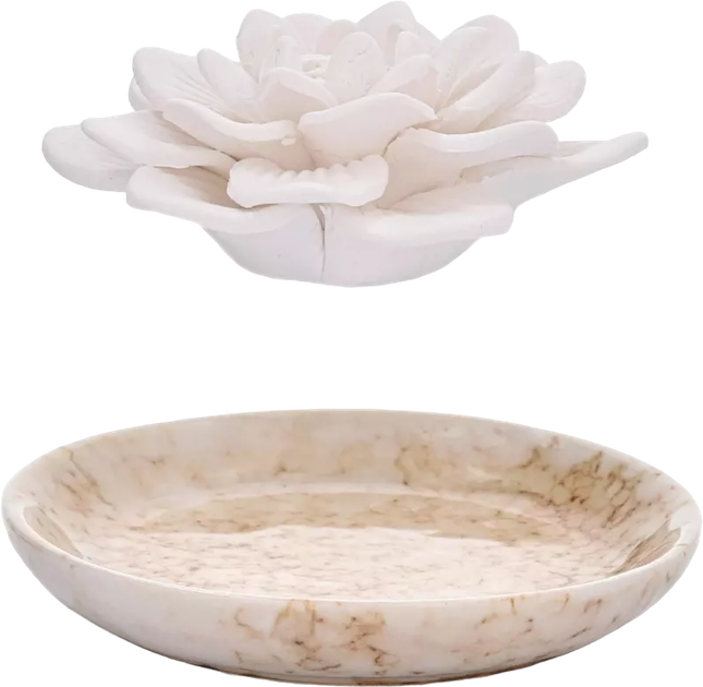 Dyfuzor zapachowy Duka Moments kwiat ceramiczny biały (5904422219826) - obraz 3