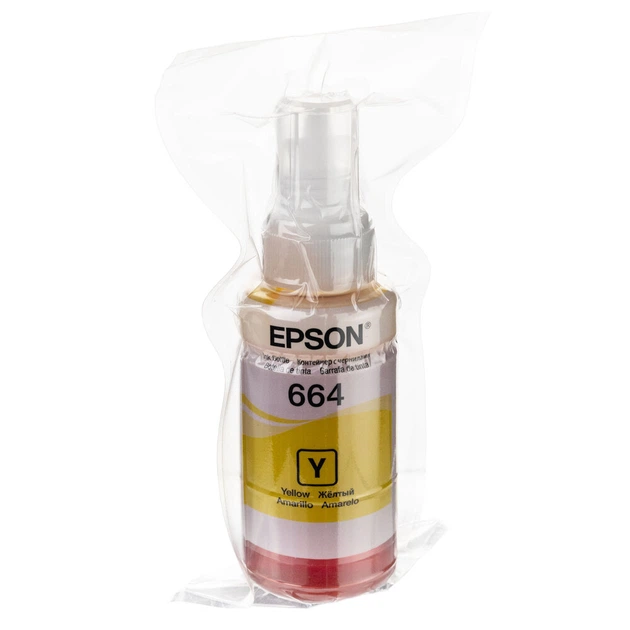 Чернила для принтера водорастворимые Epson T6644 (70 мл) yellow (7751) - изображение 2