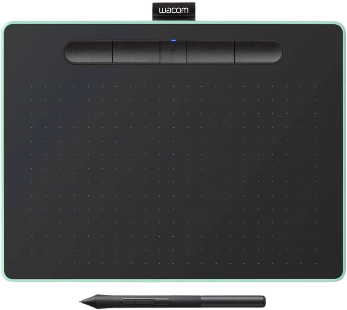 Графічний планшет Wacom Intuos Medium Bluetooth Pistachio (CTL-6100WLE-N) - зображення 1