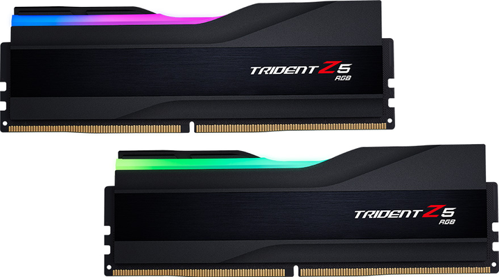 Pamięć RAM G.Skill DDR5-8000 32768MB PC5-64000 (Kit of 2x16384) Trident Z5 RGB Black (F5-8000J3848H16GX2-TZ5RK) - obraz 1