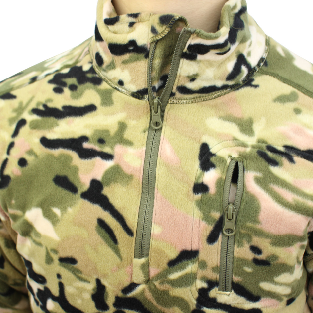 Мужская тактическая флисовая кофта Lesko A973 Camouflage XL - изображение 2