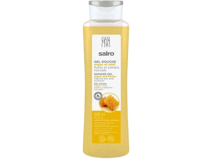 Гель для душу SAIRO 600мл ARGAN AND HONEY - Фото 1 Гель для душу SAIRO 600мл ARGAN AND HONEY - изображение 1