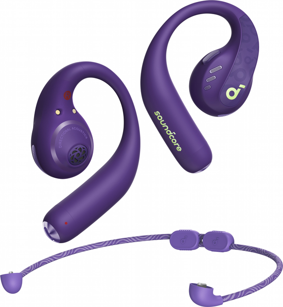 Słuchawki Anker SoundCore AeroFit Pro A3871GQ1 Purple (194644152987) - obraz 1