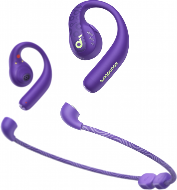 Навушники Anker SoundCore AeroFit Pro A3871GQ1 Purple (194644152987) - зображення 2