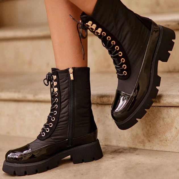 Śniegowce damskie wysokie Saranema 37 Czarne (5905677917666) - obraz 3