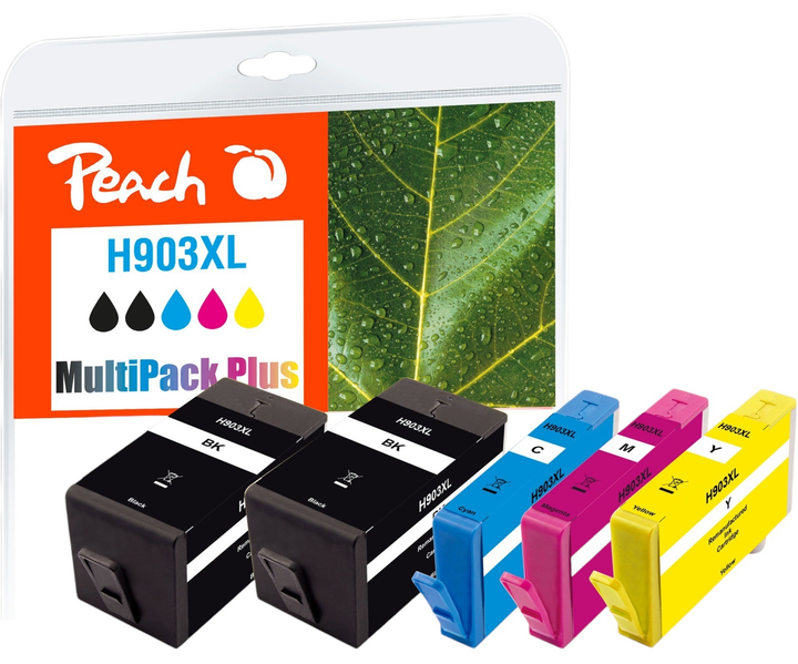 Набір картриджів Peach Tinte Spar Pack для Canon PGI-570 Black 2x 13 мл 1 x 8.5 мл Color 3 x 8.5 мл (7640173434443) - зображення 1