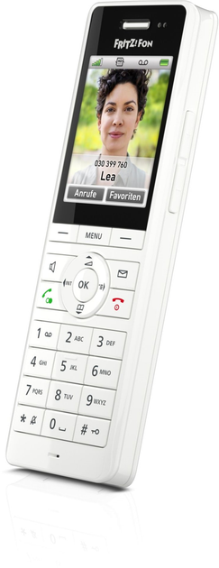 Telefon IP DECT AVM FRITZ!Fon X6 White (20002987) - obraz 3