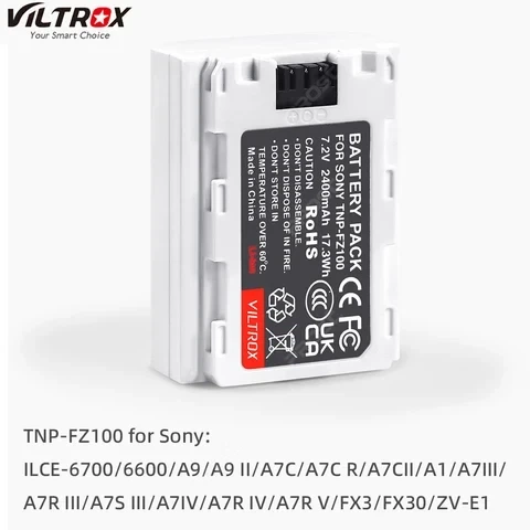 Аккумулятор TNP-FZ100 NP-FZ100 для камер Sony с TYPE-C - зображення 3