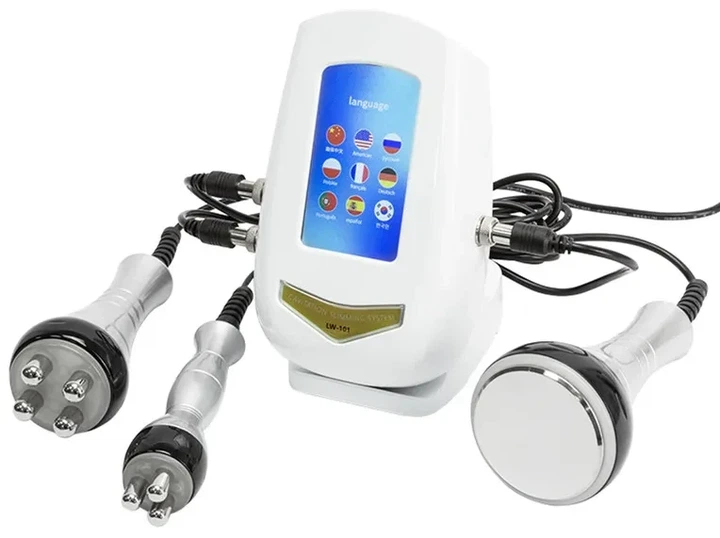 Cavitation LW-101 Case Beauty Glow 本体+ヘッド3種付 RF美容機器 キャビテーション　LW-101 Slimming Manual User Machine ボディ・フェイスケア