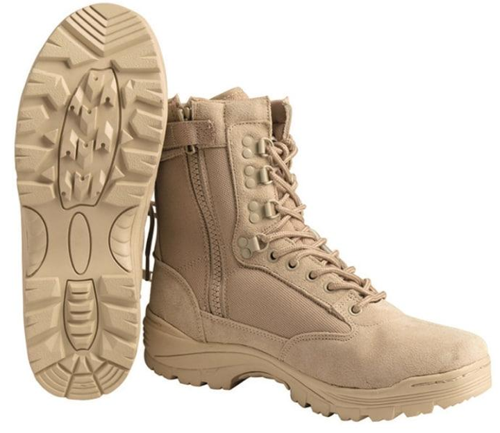 Берці Mil-tec khaki Tactical boots 43 койот 12822104 - зображення 1