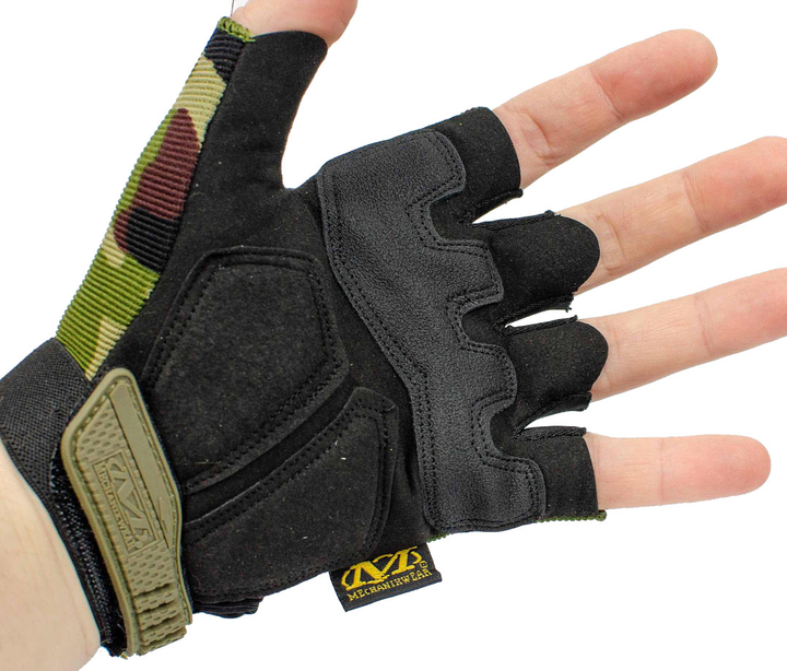 Тактичні рукавички Mpact Mechanix безпалі camo XL мультикам - изображение 1