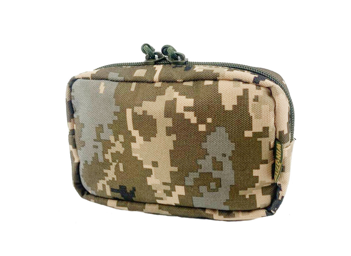 Підсумок на блискавці WinTac ММ14 10х15 Molle піксель - зображення 1