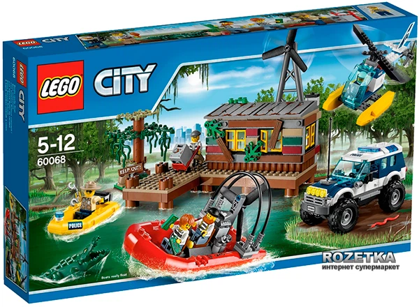 Конструктор LEGO City Тайник преступников (60068) – игрушки с