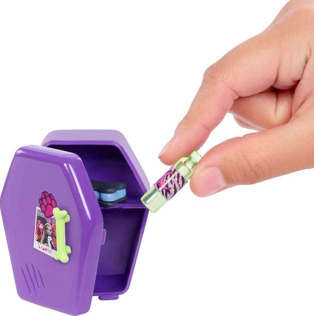Zestaw akcesoriów dla lalek Monster High Sypialnia Clawdeen Wolf (0194735133017) - obraz 5
